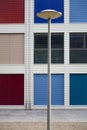 Colorful windows shutters Royalty Free Stock Photo