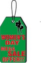 COLORFUL WOMEN`S DAY MEGA SALE OFFER ICON WEB BUTTON