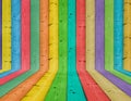 Colorful Wood Background Royalty Free Stock Photo