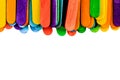 Colorful wood ice-cream stick Royalty Free Stock Photo