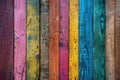 Colorful Wood Planks Background colorful rainbow painted wood background Royalty Free Stock Photo