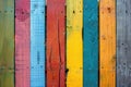 Colorful Wood Planks Background colorful rainbow painted wood background Royalty Free Stock Photo