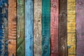 Colorful Wood Planks Background colorful rainbow painted wood background Royalty Free Stock Photo