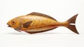 Colorful Woodcarving: A Detailed Illustration Of A Wooden Fish Royalty Free Stock Photo