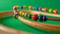 Colorful Wooden Abacus for Early Learning and Development Royalty Free Stock Photo
