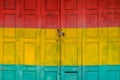 Colorful wooden door Royalty Free Stock Photo