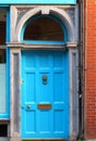 Colorful wooden front doors in ireland Royalty Free Stock Photo