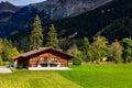 House in Kandersteg, mountains, Switzerland