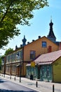 Colorful wooden houses in Parnu Royalty Free Stock Photo