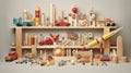 Colorful Wooden Stacking Toys