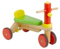 Colorful wooden toy bicycle Royalty Free Stock Photo