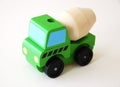 Colorful wooden truck learning toy