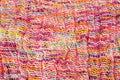 Colorful wool fabric