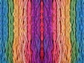 Colorful wool texture pattern. Generative AI