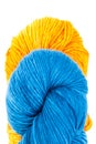 Colorful wool yarn balls Royalty Free Stock Photo