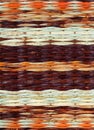 Colorful woven wicker background