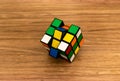 Rubik`s Cube invented in 1974 by Erno Rubik Royalty Free Stock Photo