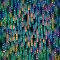 Colorful 1970's Phsycodelic Abstract Background