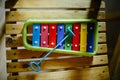 Colorful xylophone musical instrument for children Royalty Free Stock Photo