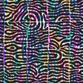 Colorful zebra print