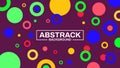 Colorfull abstract background with circle shape
