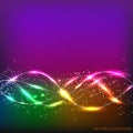 Colorfull abstract waves background. Illustration in different colors. Vector illustration.