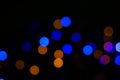 Colorful bokeh lights background Royalty Free Stock Photo