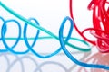 Colorfull cables Royalty Free Stock Photo