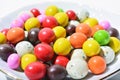 Colorfull chocolate ball Royalty Free Stock Photo