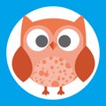 Colorfull cute owl Royalty Free Stock Photo