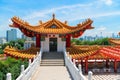 Colorfull decorative tower in traditional chineseTemple