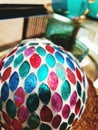 Colorfull glass mosaic decoration