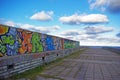 Colorfull grafiti on a wall in Estonia