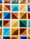 Colorfull mosaic for decor material