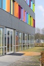 Colorfull office building exterior