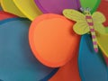 Colorful Pinwheel toys Royalty Free Stock Photo