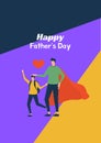 ColorFull Simple Father\'s Day (Poster