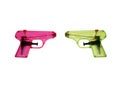 Colorfull waterguns Royalty Free Stock Photo