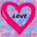 Colorful Love Heart