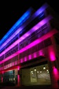 Colorfully Lighted Fashion Store in South Beach