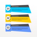 Colorgrid infographic modern vector banners collections Royalty Free Stock Photo