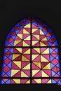 Colorido church window in Lisbon Royalty Free Stock Photo