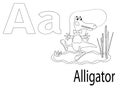 Coloring Alphabet for Kids,A