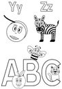 Coloring Alphabet for Kids [7]