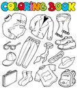 Coloring book with apparel 1