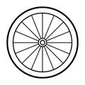 Coloring book, Bicycle wheel