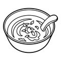 Coloring book, Bowl of soup