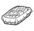 Coloring book, Bread basket