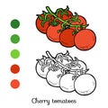 Coloring book, Cherry tomatoes