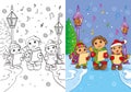 Coloring Book Of Children Sing Christmas Carols